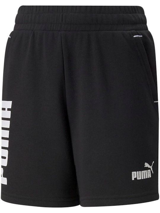 PUMA Αθλητικό Παιδικό Σορτς/Βερμούδα POWER Μαύρο
