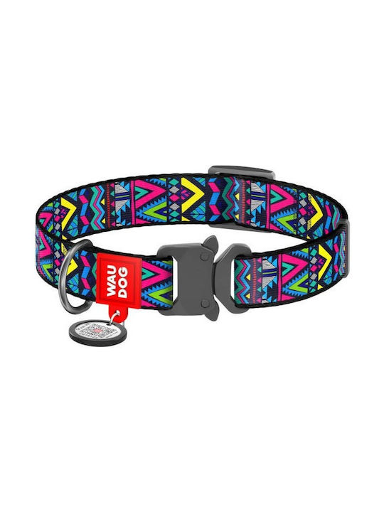 WauDog Indie Κολάρο Σκύλου με Smart ID & Πλαστικό Κούμπωμα 25mm x 31 - 49cm