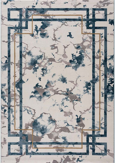 Balsan 9442 Modern Bedroom Rug Set Oscar Blue 9442 3 Pieces