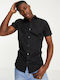 Jack & Jones Men's Shirt Short Sleeve Black