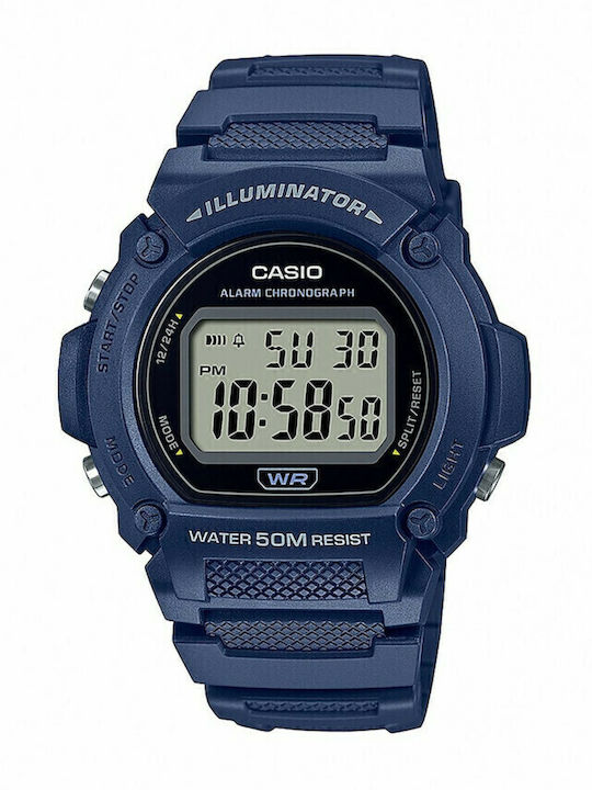 Casio Дигитален Мъжки Часовник 48мм На Батерия ...