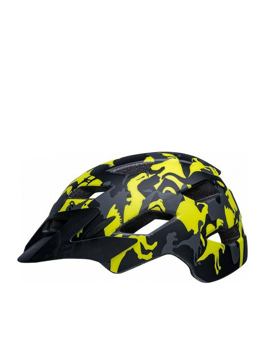 Bell Sidetrack Kinderfahrrad- / Rollerhelm für Bergfahrrad Mat Gelbe Cmosrus
