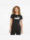 Puma Essentials Women's Athletic T-shirt Black
