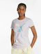 Puma Crystal Galaxy Damen Sport T-Shirt Flieder