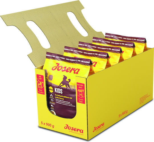 Josera Junior Kids 5x0.9kg Dry Food Gluten-Free for Medium & Large Breed Puppies with Poultry