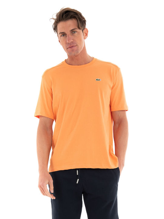 Lacoste Αθλητικό Ανδρικό T-shirt Mandarinier Μονόχρωμο