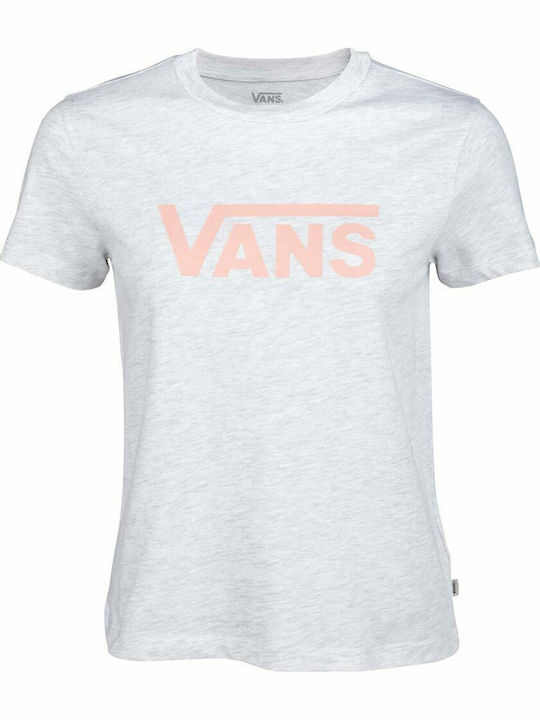 Vans Γυναικείο T-shirt White/Grey