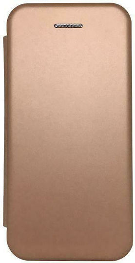 Evelatus Oval Buchen Sie Synthetisches Leder Matte Rose Gold (Galaxy A6+ 2018)