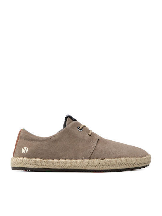 Tourist C-Smart 22 Leather Men's Espadrilles Dark Stone