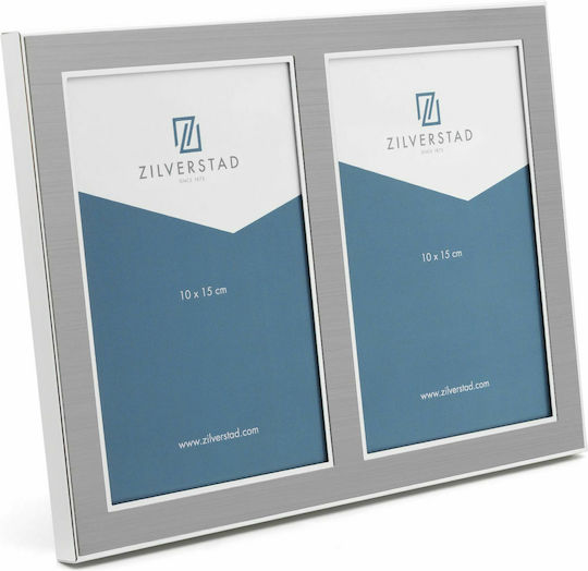 Zilverstad Padua Multi Picture Frame 2 Places Metallic Gray