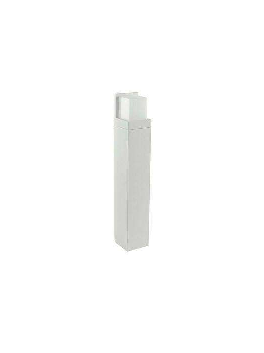 Fan Europe Outdoor Floor Lamp Small Post LED 10W with Natural White Light IP54 White