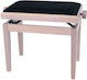 Gewa Piano Deluxe White Ash Stool Piano Adjustable L52xW30xH45-57cm