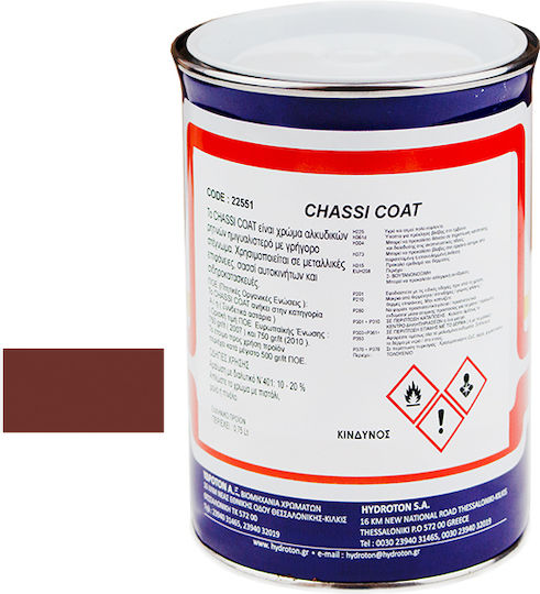 Hydroton Chassi Coat Υπόστρωμα / Αστάρι Κεραμιδί Κατάλληλο για Μέταλλο 0.75lt