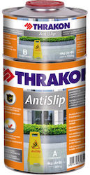 Thrakon Antislip Βερνίκι Επιφάνειας 2 Συστατικών Διαλύτου Σατινέ