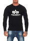 Basic T Ls Black T-shirt Μαύρο
