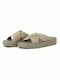 Marco Tozzi Leder Damen Flache Sandalen Taupe