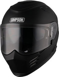 Simpson Venom SV Full Face Helmet with Sun Visor ECE 22.05 Black Matt SIM000KRA01