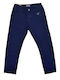 Kinder Schlaghose Stoff Marineblau