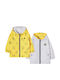 Kids' Sports Jacket Short Windproof with Hood Yellow