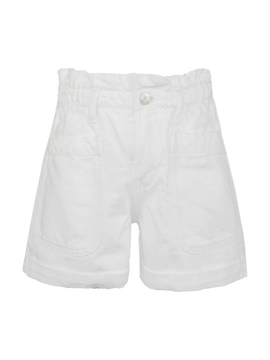 Kinder-Shorts/Bermudas Stoff Weiß