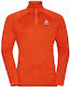 Odlo Run Easy Warm Herren Thermo Langarmshirt Orange