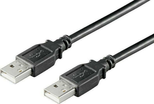 FT Electronics USB 2.0 Kabel USB-A-Stecker - USB-A-Stecker Schwarz 1.5m FTT16-602