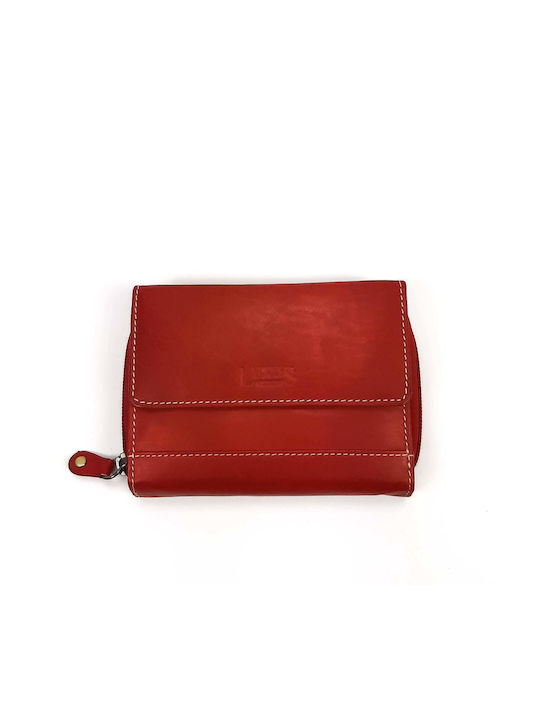 Luxus Luxus Small Leather Women's Wallet Red