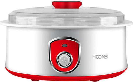 Hoomei Яогурт мейкър с Купа 1.5лт Червен 20W
