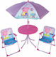 Peppa Pig Kids Table and Chairs Set Pink PP13347