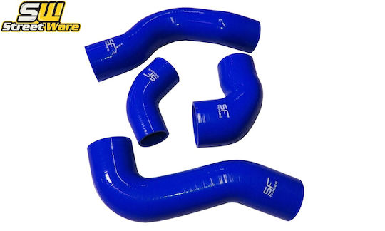 HG Motorsport Σετ Κολάρα Σιλικόνης Αυτοκινήτου Αέρα Turbo/Compressor για Fiat 500 1.4 TSI Μπλε