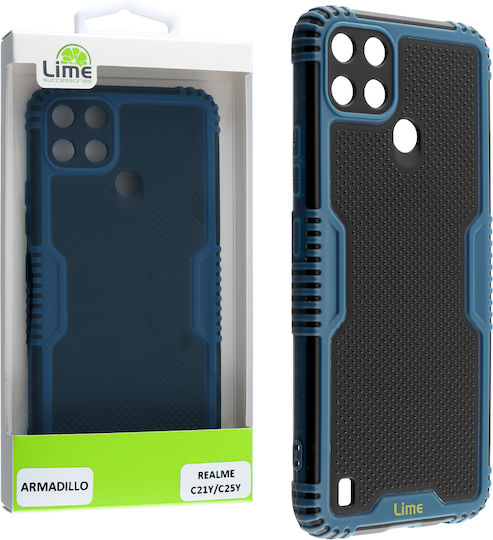 Lime Armadillo Camera Guard Back Cover Πλαστικό Μπλε (Realme C21Y/C25Y)