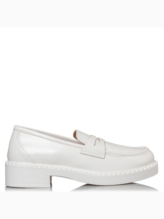 Envie Shoes Γυναικεία Loafers σε Λευκό Χρώμα