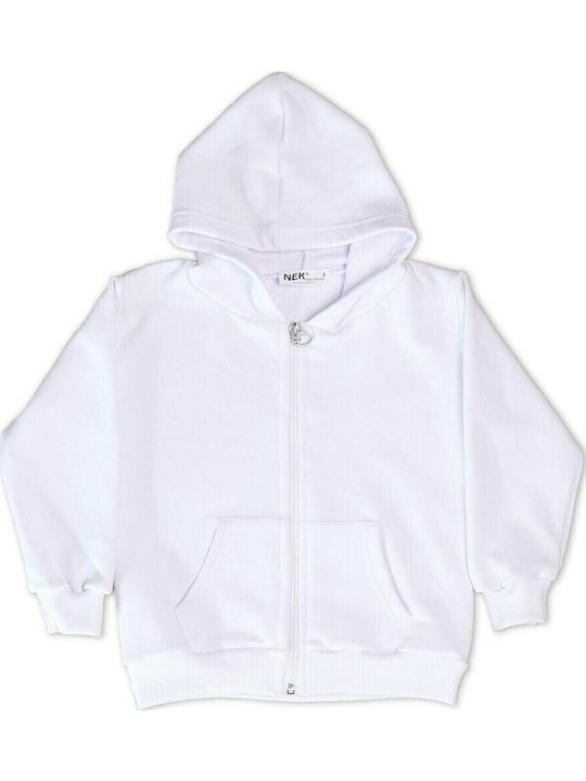 Nek Kids Wear Παιδική Ζακέτα Φούτερ Βαμβακερή μ...