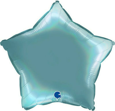 Balloon Foil Star Blue 46cm Light Blue