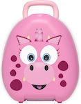 My Carry Potty Classic Potty Dino with Lid Pink