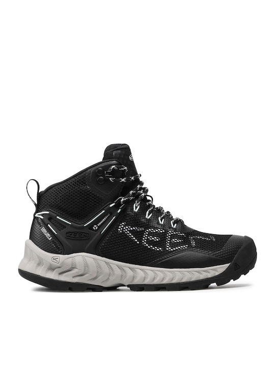 Keen Nxis Evo Γυναικεία Ορειβατικά Μποτάκια Αδιάβροχα Μαύρα