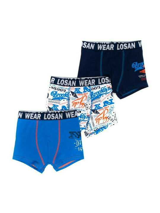 Losan Kinder Set mit Boxershorts Blau 3Stück