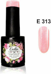Gellie Ημιμόνιμο Βερνίκι Νυχιών E 313 με Glitte...