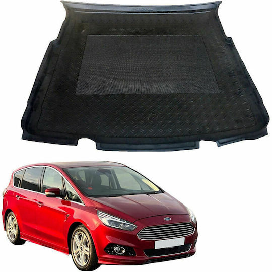 Pex Πατάκι Πορτμπαγκάζ Τύπου Σκαφάκι για Ford S-Max 2006-2015 Μαύρο