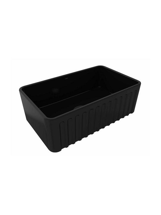 Bocchi Farmhouse 1602-401 Vessel Sink Porcelain...