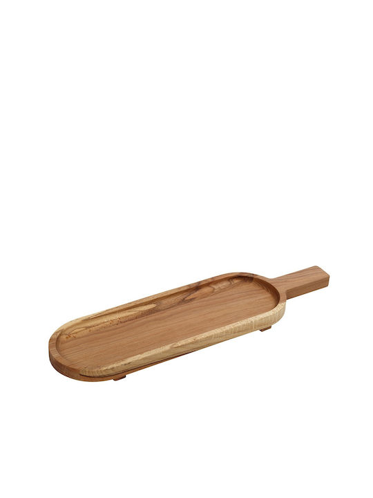 Espiel Servierplatte mit Griff Hölzernes 70x20x3.5cm 1Stück