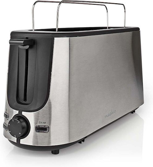 Nedis Toaster 1 Steckplatz 1000W Inox