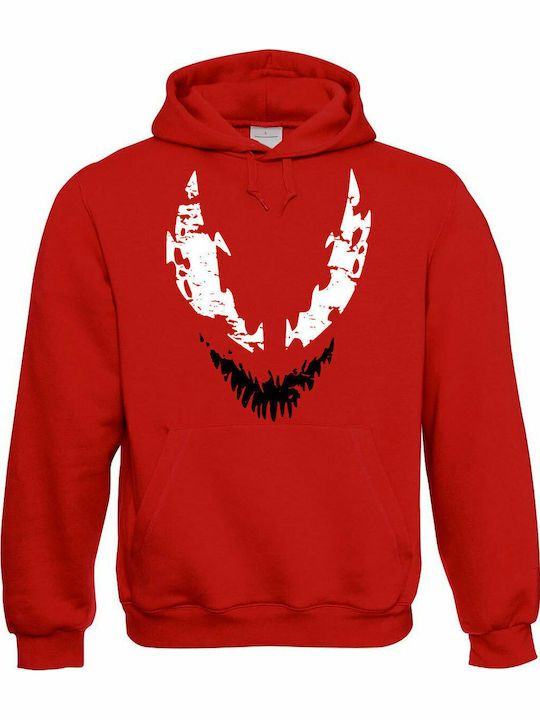Marvel Carnage - Face Kapuzenpulli Rot