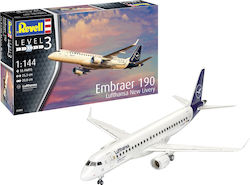 Revell Embraer 190 Lufthansa New Livery Figurină de Modelism Avion la Scară 1:144 03883