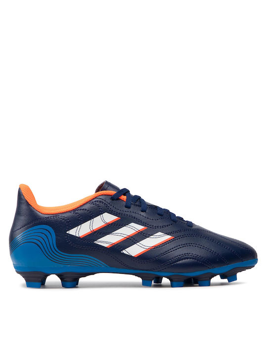 Adidas Copa Sense.4 FxG Χαμηλά Ποδοσφαιρικά Παπούτσια με Τάπες Team Navy / Cloud White / Blue Rush