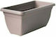 Atmosphera Mojito Plastic Planter Moka 60x20x17cm