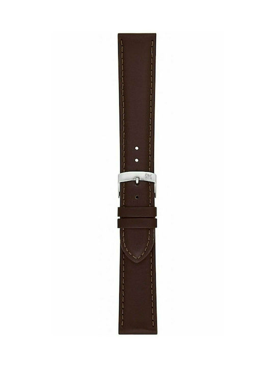 Morellato Grafic Leather Strap Brown 18mm