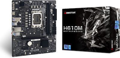 Biostar H610MH Ver. 6.x Mainboard Micro ATX mit Intel 1700 Sockel