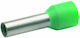 SAS Insulated Wire Ferrule Terminal 6mm² Green 100pcs AK-AK-078