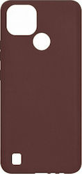 Senso Soft Touch Silicone Back Cover Burgundy (Realme C21)